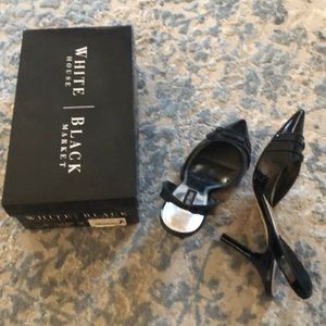 White House Black Market strappy pumps